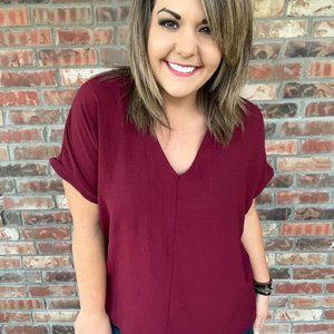 Delightful Days Dolman Sleeve Top Size Medium